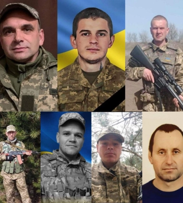 Ще семеро воїнів з Рівненщини пішли на небо