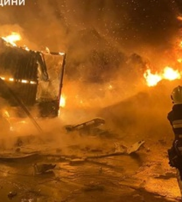 Спасатели ликвидировали последствия атаки «шахедов» на Львовщину