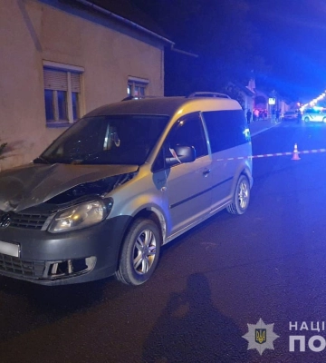 У Виноградові поліція затримала пʼяного водія, який смертельно травмував пенсіонерку