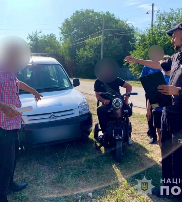 На Конотопщині поліція оперативно затримала автокрадія