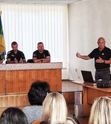 У Перечинській міськраді відбувся брифінг Управління поліції