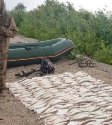 Майже мільйон гривень збитків завдали державі браконьєри на озері Сасик