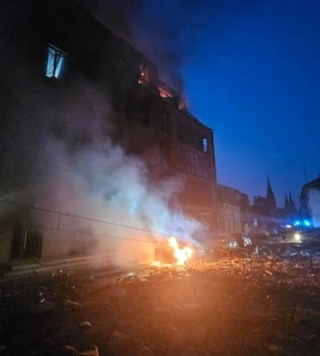 У Львові пошкоджені житлові будинки внаслідок обстрілу ворожого безпілотника