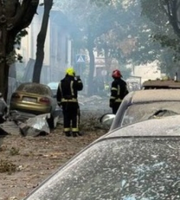 Момент удара по Львову попал на видео