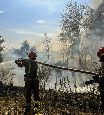 На Сумщині вогнеборці 17 разів ліквідовували загоряння на відкритих територіях