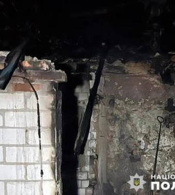 На Полтавщині чоловік згорів у власному будинку
