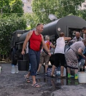 Окупанти припинили завозити питну воду у Лисичанськ, де третій рік відсутнє централізоване водопостачання, - Луганська ОВА