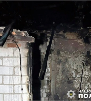 На Полтавщині чоловік згорів у власному будинку