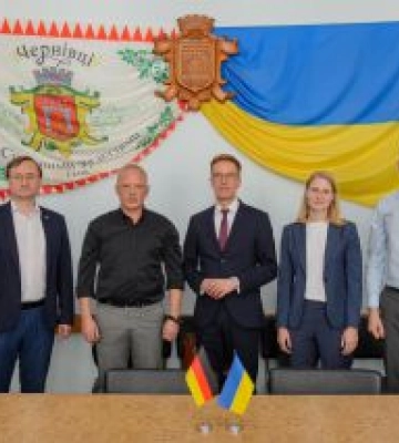 Німецькі партнери продовжать підтримку проєктів місцевого самоврядування у Чернівцях