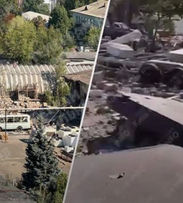 Клубы дыма в небе: в сети публикуют кадры последствий взрыва на территории предприятия в Киеве