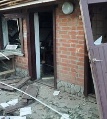 У Полтаві від обстрілу пошкоджено приватні будинки