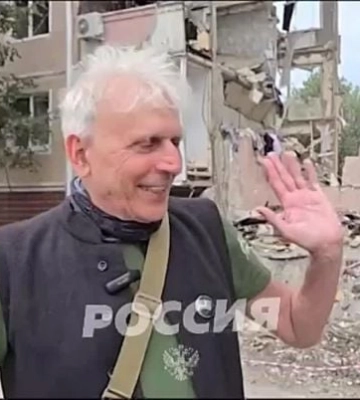 Фейковий журналист из Австралии хочет, чтобы вся Запорожская область повторила судьбу оккупированного Мелитополя (скрины)