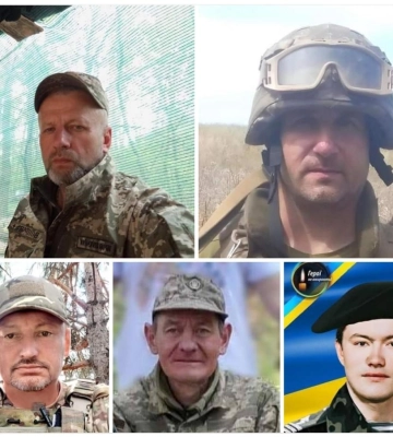 П`ятеро військових з Рівненщини доєдналися до Небесного легіону