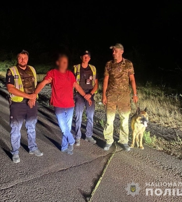 На Криворіжжі службова собака розшукала підозрюваного у смертельній аварії