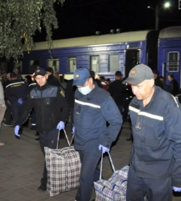 На Кіровоградщину прибув черговий евакопотяг з Покровська