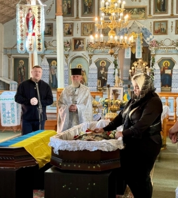На Волині попрощалися із 26-річним захисником Павлом Ковальчуком 