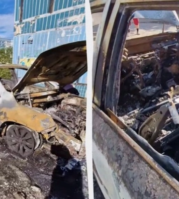 У Дніпрі невідомі спалили автівку патронатної служби 93-ї бригади &quot;Холодний Яр&quot;. Оголошено збір на нову машину