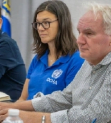 В Херсоні з першим робочим візитом побував новий гуманітарний координатор системи ООН в Україні Матіас Шмалє