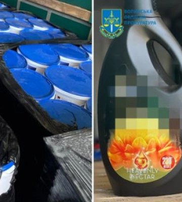 На Волині судитимуть ділка, який налагодив підпільне виробництво побутової хімії
