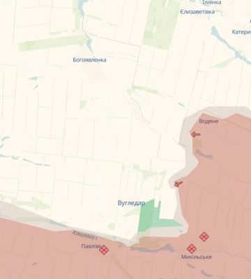 Окупанти просунулися у Красногорівці, біля Новогродівки та Вугледару - DeepState