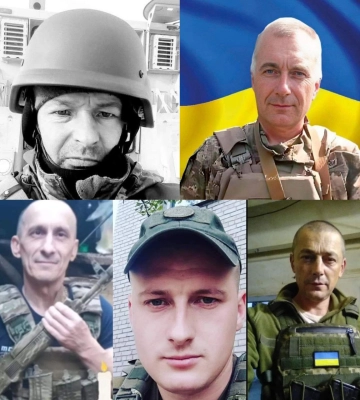 Ще п’ятьох бійців провела Рівненщина в останню путь