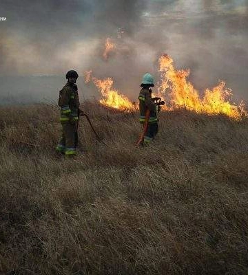 Минулої доби на Миколаївщині вигоріло 10 га відкритих територій
