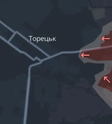 Окупанти просунулися поблизу кількох населених пунктів Донеччини: мапа DeepState