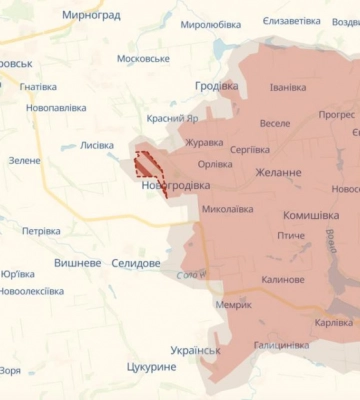 Горячей ситуация остается возле Покровска и Курахово: карта боевых действий на 10 сентября