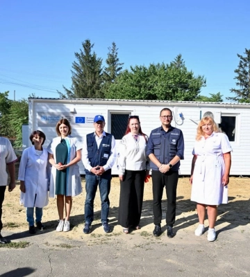 Нова модульна амбулаторія в Одеській області: на відкриття приїхав представник ВООЗ, доктор Ганс Клюге