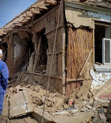 Як громади Ізмаїльщини допомагають Вилковому у відновленні пошкоджених внаслідок російської атаки будинків