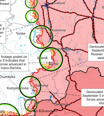 ISW: ЗСУ відновили позиції біля Сіверська