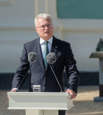Президент Литви приїхав до Києва для зустрічі з Зеленським