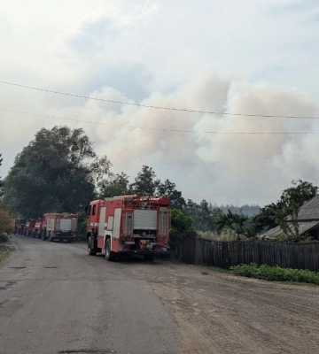 На Харківщині відновили електропостачання після масштабної пожежі