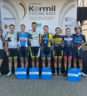 Черкаські спортсмени здобули низку медалей на чемпіонаті з велоспорту
