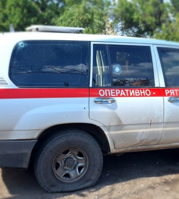 Оккупанты обстреляли эвакуационную группу ГСЧС на Донетчине, есть раненые
