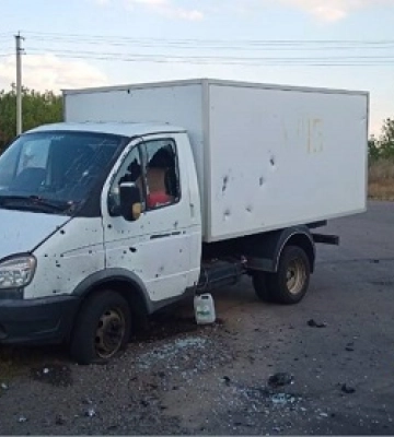 У Миропільській росіяни атакували дроном хлібовозку - поранено водія