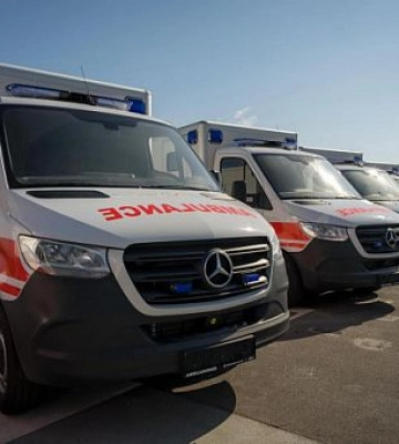 Дніпропетровщина отримала автівки швидкої допомоги від ВООЗ