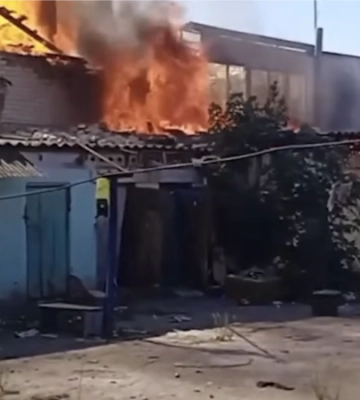 Російська армія атакувала Херсон. Поранені двоє людей