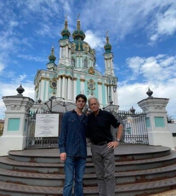 Киевские локации покорили Майкла Дугласа: актер наслаждался красотой города