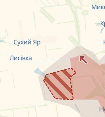 Россияне продвинулись в Донецкой области, оккупирована Лесовка, - DeepState