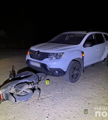 На Сумщині у ДТП потрапив 13-річний мопедист