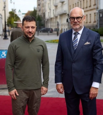 До Києва з візитом прибув президент Естонії. ФОТО