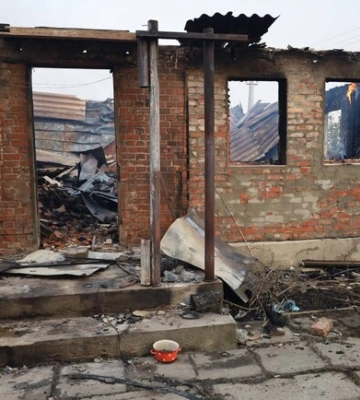 Пострадавшие от лесного пожара в селе Студенок получат выплаты от ООН — ХОВА