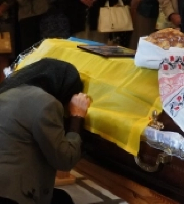 Володимирська громада попрощалася із загиблим захисником Валерієм Осіповим. ФОТО