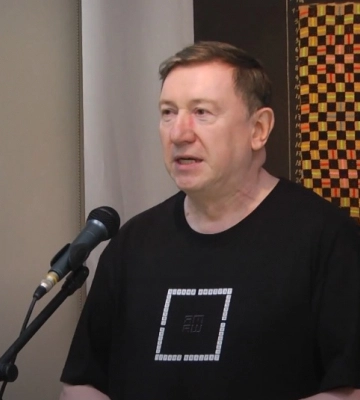 У Рівному в галереї «Євро-Арт» представили новий проєкт Юрія Ямаша «Чорний квадрат»