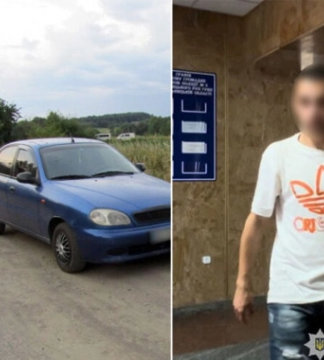 В Хмельницкой области молодой человек под наркотиками напал на бывшую девушку и угнал автомобиль