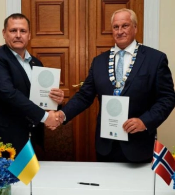 Філатов повідомив про підписання угоди про взаєморозуміння між Дніпром та Драмменом – одним із найбільших міст Норвегії
