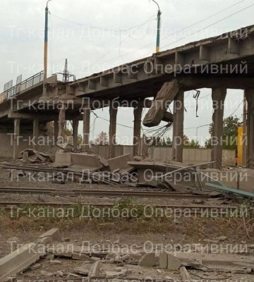 Окупанти вдарили ще по одному мосту на Покровськ