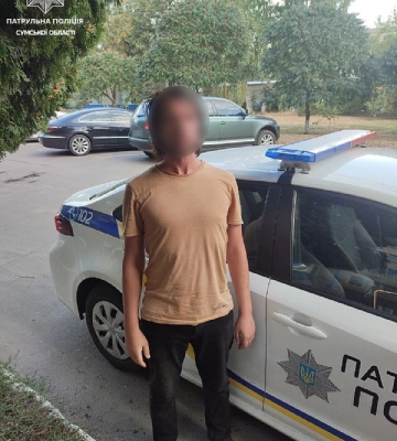 Сумські патрульні повернули додому чоловіка, якого розшукували рідні