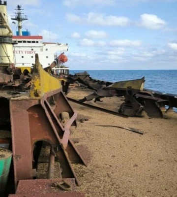 На борту судна, що постраждало від удару РФ у Чорному морі, було 22 члени екіпажу – берегова охорона Румунії